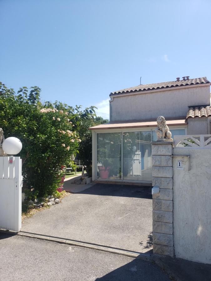 Reve Bleu, Maison T3 Frontignan Plage Avec Jardin, Mer A 250M, Clim & Parking Exteriör bild